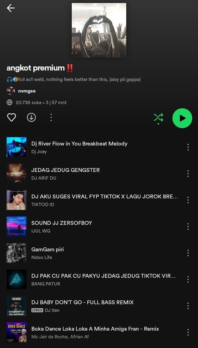 loveliiyz's tweet photo. @TamagoPost masih muda ya (ngiri) 

ini playlist biar mata melek sambil kerja, coba dong rekomen 1 lagu yg seru dr playlist kamu itu anak muda https://t.co/xAeKphDgqx