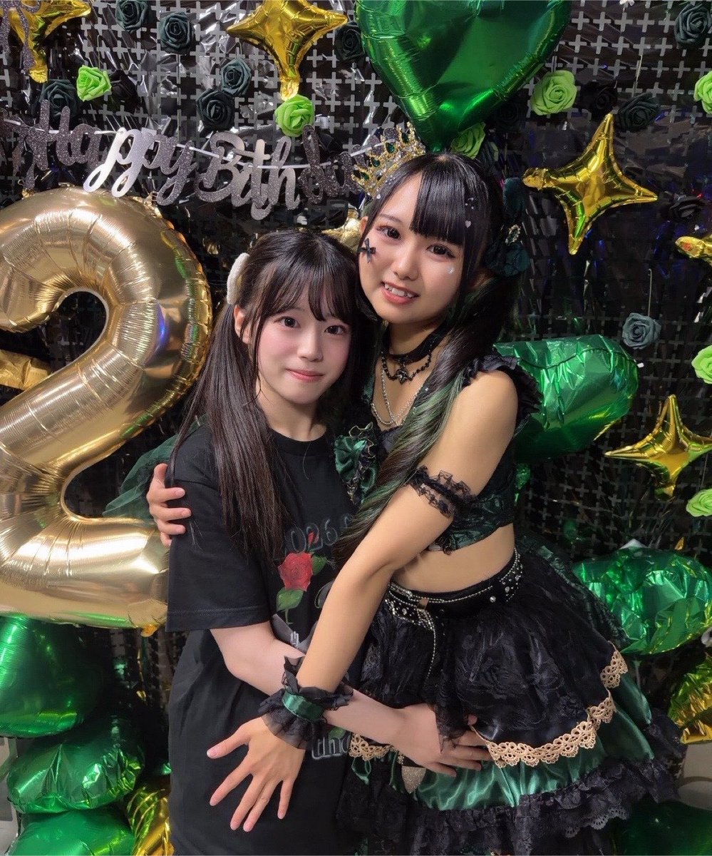 yui__chimo's tweet photo. 今日は、あたるさん生誕祭ありがとうございました💚🎂✨️
 #チャイモ https://t.co/DdwBS82iab
