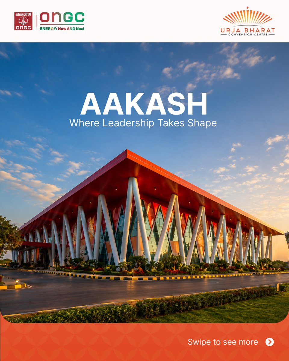 UBCC_India's tweet photo. Good ideas need the right environment to grow.

AAKASH brings together the space and setting for leaders to learn, exchange perspectives and shape new ways of thinking.

#UBCC #MICEIndia #EconomicGrowth #ONGC #ICPB #IEIA https://t.co/aYyTt9eakh