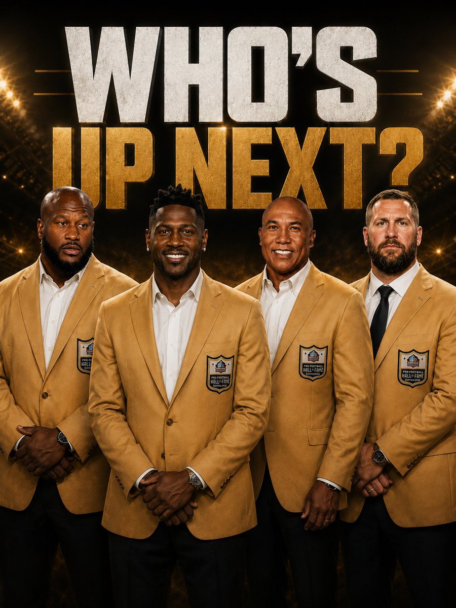TheStandard412's tweet photo. 🚨 WHO’S UP NEXT? 🚨

Four Steelers legends. One question: Who deserves a gold jacket in Canton next?

- James Harrison
- Antonio Brown
- Hines Ward
- Ben Roethlisberger

Who gets your vote? 🏆

#NFL #Steelers https://t.co/q1DPqFQUoj