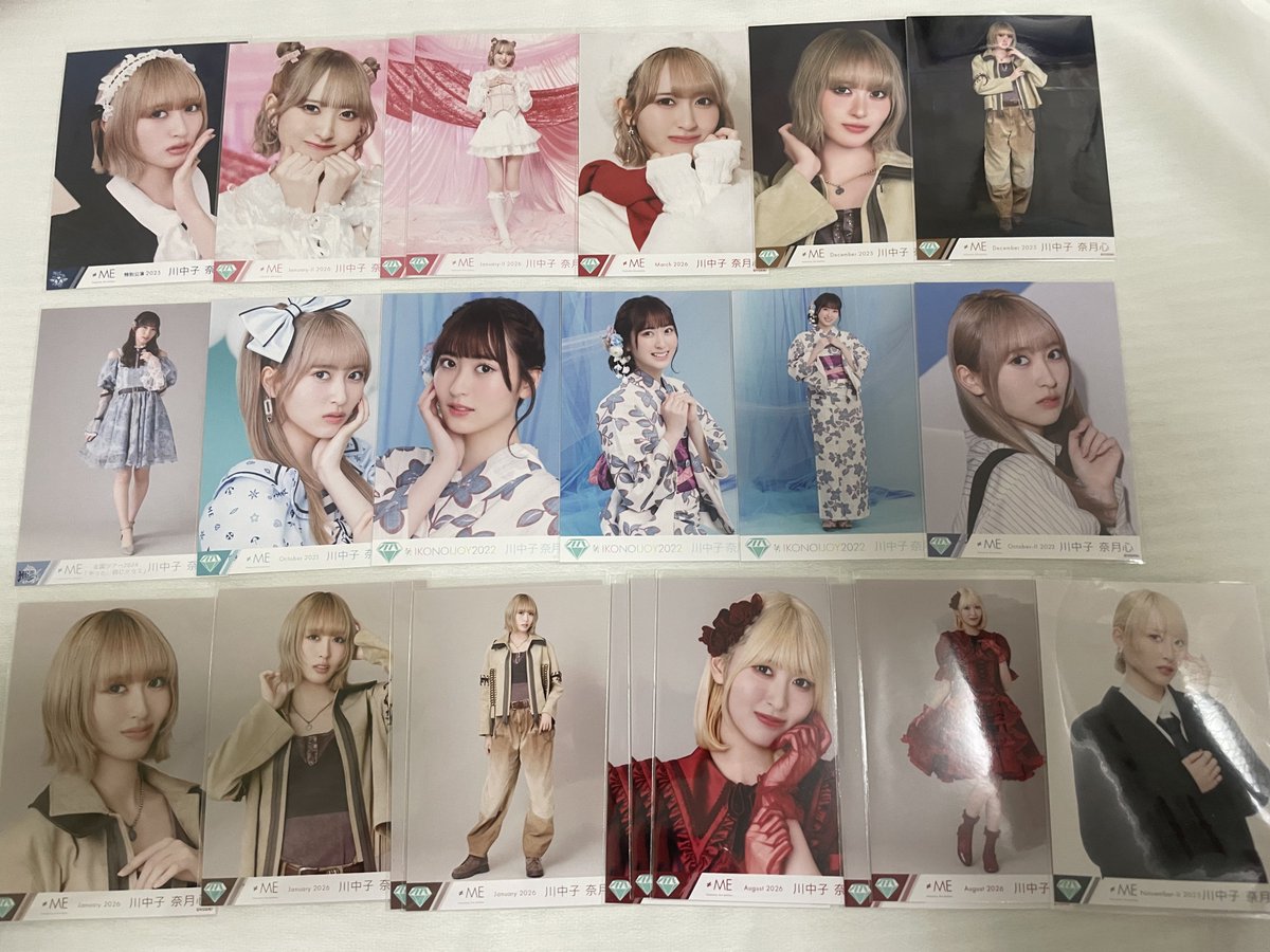 trhkrl's tweet photo. ≠ME ノイミー トレ 交換 生写真

譲：画像 尾木 落合 川中子

求：冨田 愛くださいませ歌唱衣装②チュウヒキ、ここでファーストキッス 歌唱衣装ヨリチュウヒキ > 冨田過去物(一部お断りする場合ございます)

比率可、郵送のみ、複数交換優先 https://t.co/johfBN0FE0