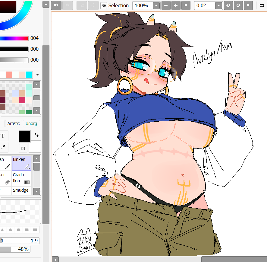 Zeruthewuh's tweet photo. Ava doodle #zeruoc https://t.co/XQoyWcVf7o