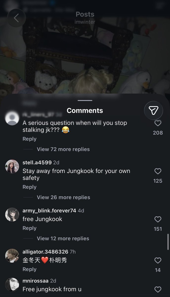 synkingn's tweet photo. there is a special place in hell for armys 💀. the difference in comment sections? https://t.co/BQ1GDRUPkn
