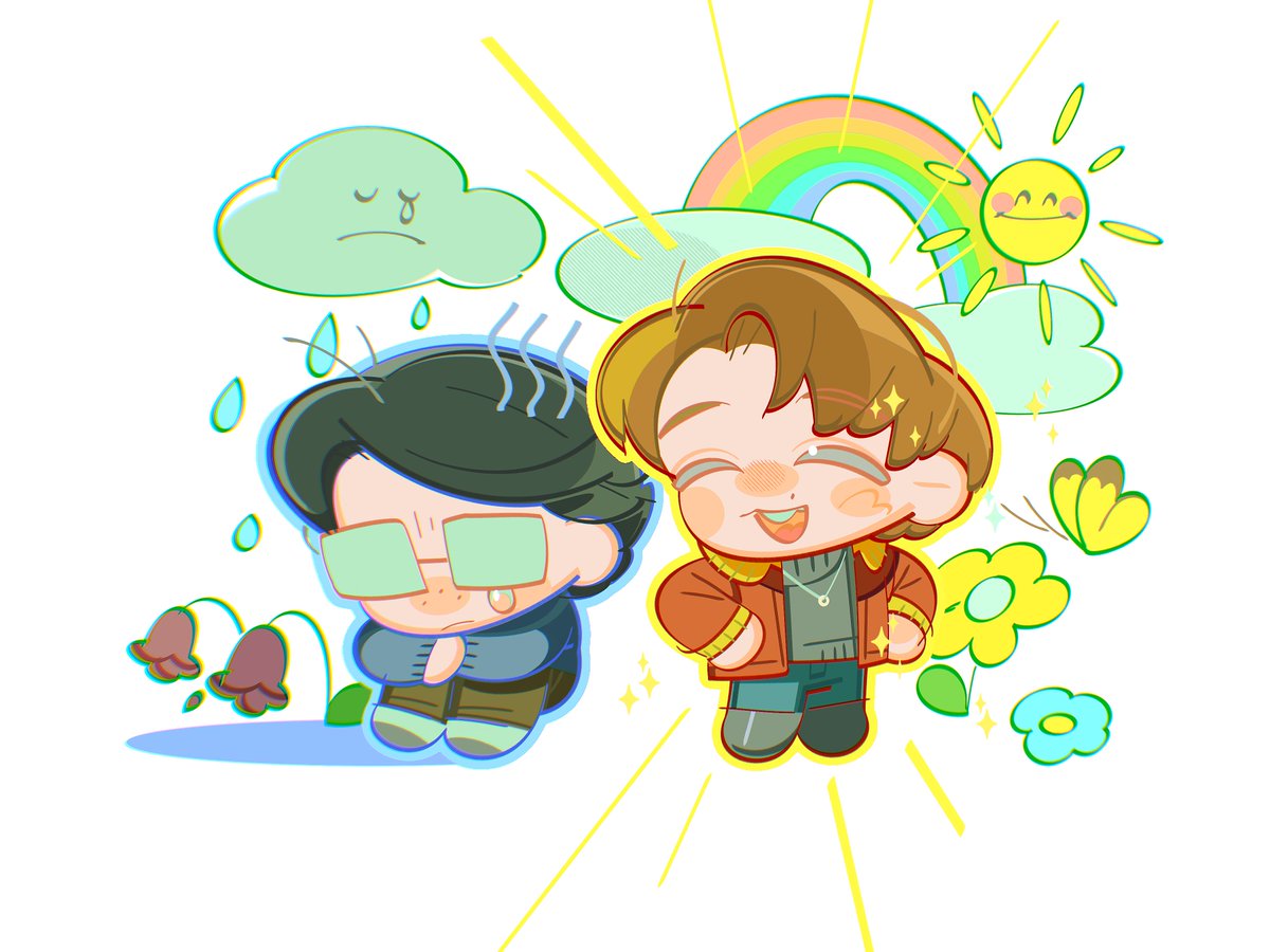 JustMcBaoBao's tweet photo. #byler in their 90s ⛈️🌞 https://t.co/I6TO1FYuzY