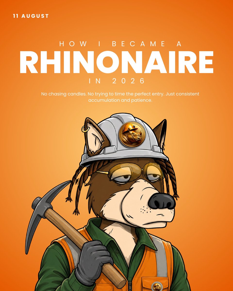 popindoge's tweet photo. How I Became a Rhinonaire in 2026 🦏💰

I mined $RMC and quickly realized that mining alone wasn’t enough for me.

I wanted to build a bigger bag before the next wave, so I started DCAing into $RMC at different points on @NestEx_one and simply kept stacking.

And i’m holding my $RMC until we reach the moon and beyond. 🚀🌕

You can become a Rhinonaire too before 2030.

NestEx: [https://t.co/381ZsXGBXh]

Who knows… your future self might thank you for starting today. 🦏💎