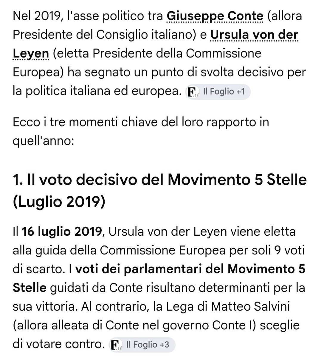 Livythinker's tweet photo. Lo sapevi che il merito dell'elezione di Ursula nel 2019 va a Conte e al Movimento 5 Stelle. 
Ursula ha vinto per uno scarto di soli 9 voti e il merito hai capito a chi va https://t.co/Z5f7rG4eUk