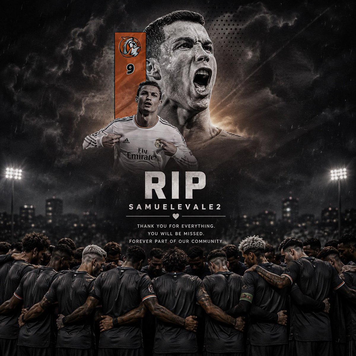 OfficialVPG's tweet photo. We are deeply saddened to hear of the passing of the founder of FC All Star @samuelevale2 💔 

He was a huge part of our community and someone who gave so much to the Clubs scene. His presence will be greatly missed by everyone who had the pleasure of knowing and competing alongside him.

Our thoughts are with his family, friends, teammates and everyone at FC All Star during this incredibly difficult time.

A big part of our community who will never be forgotten. ❤️

Rest in peace. 🕊️