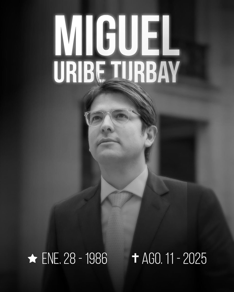 CeDemocratico's tweet photo. Hoy se cumple un año de la partida de Miguel Uribe Turbay. Sus ideas y su ejemplo siguen vivos en cada uno de nosotros.

 Lo recordamos con fe, gratitud y memoria. https://t.co/3UAS7XTuIb
