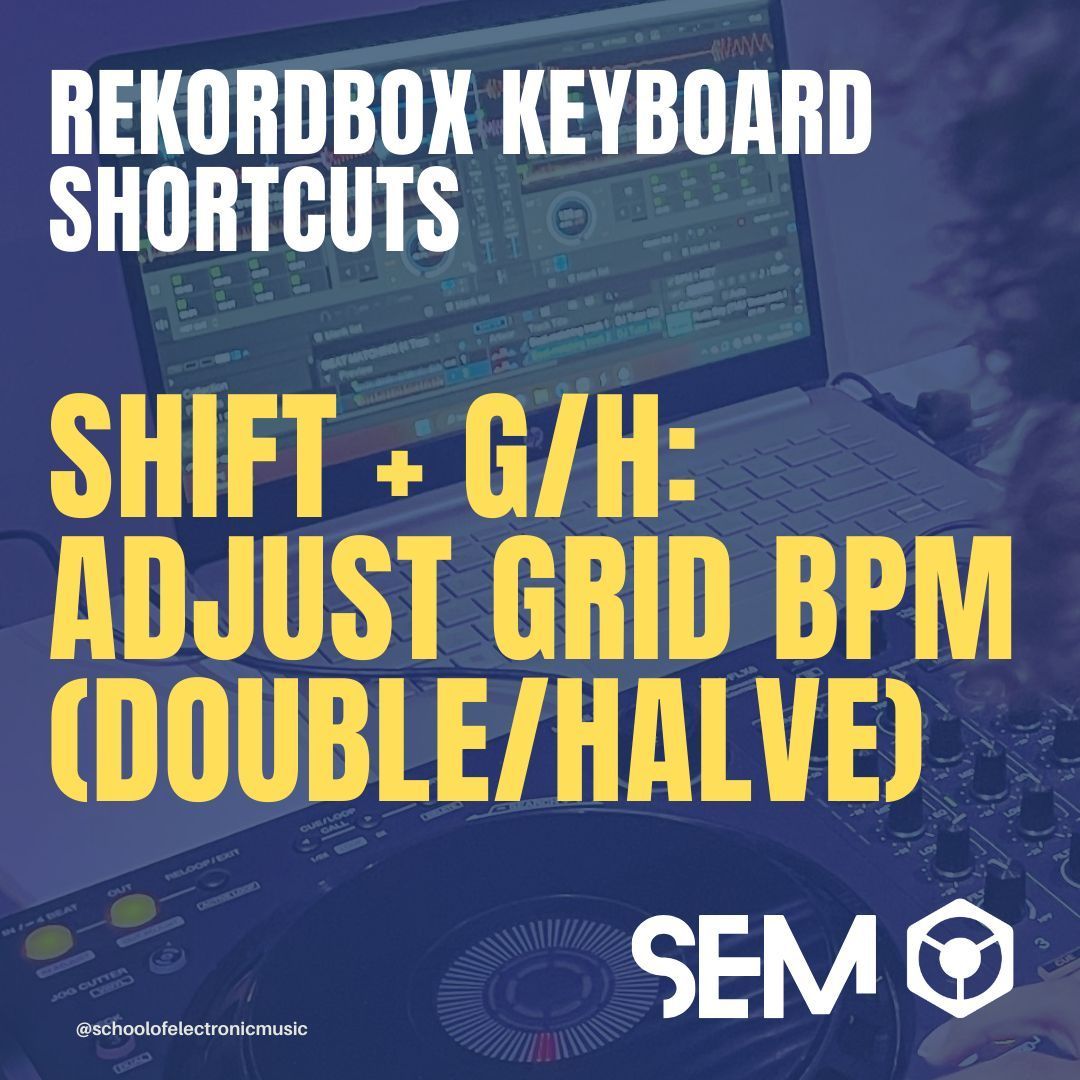 semmanchester's tweet photo. 🚨 School Of Electronic Music Tuesday Tips 🚨
Every Tuesday we will be giving weekly tips, keyboard shortcuts, and tricks to use on your favourite DAW & DJ software.
🎧 🎵 🎶 🎼
#DAW #ableton #djing #logicpro #rekordbox #musicproduction https://t.co/XrDwAIVVgF
