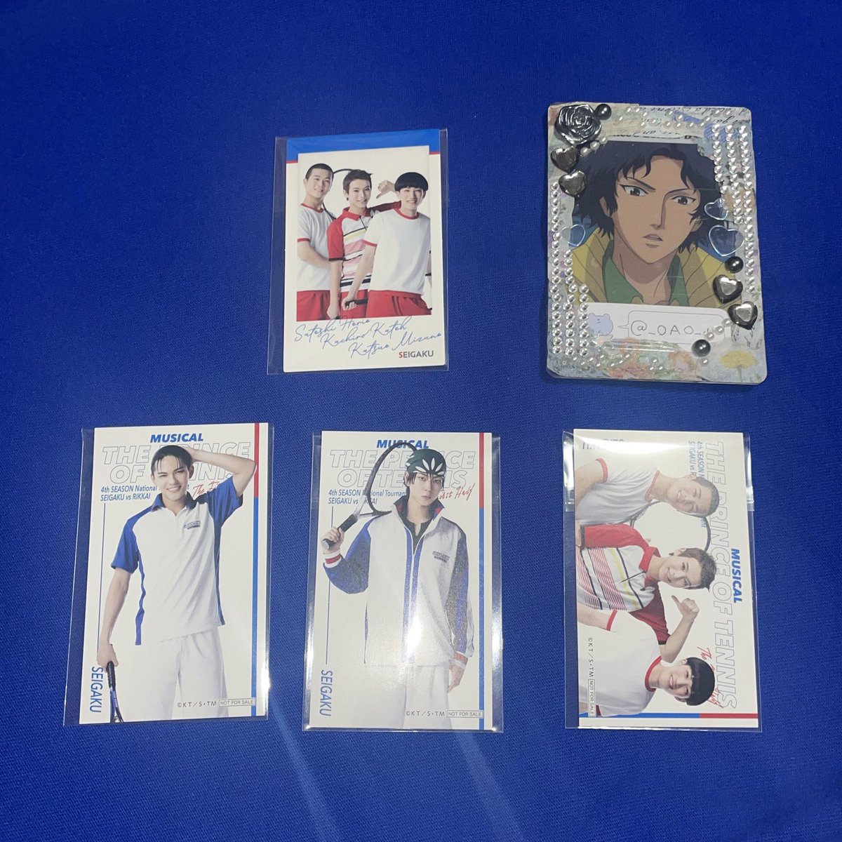 _OAO_II's tweet photo. 【交換】テニミュ 全立 ツリビレ 青学 

譲：
ポラショ✧トリオ
特典✧大石、海堂、トリオ

求：
ポラショ✧手塚
特典✧跡部、手塚(各1) 

トリオ定価譲渡🉑
福岡全日程、公演前後の手渡し
検索からでも気軽にお声かけください🙇🏻‍♀️ https://t.co/1mCcJf6t7C