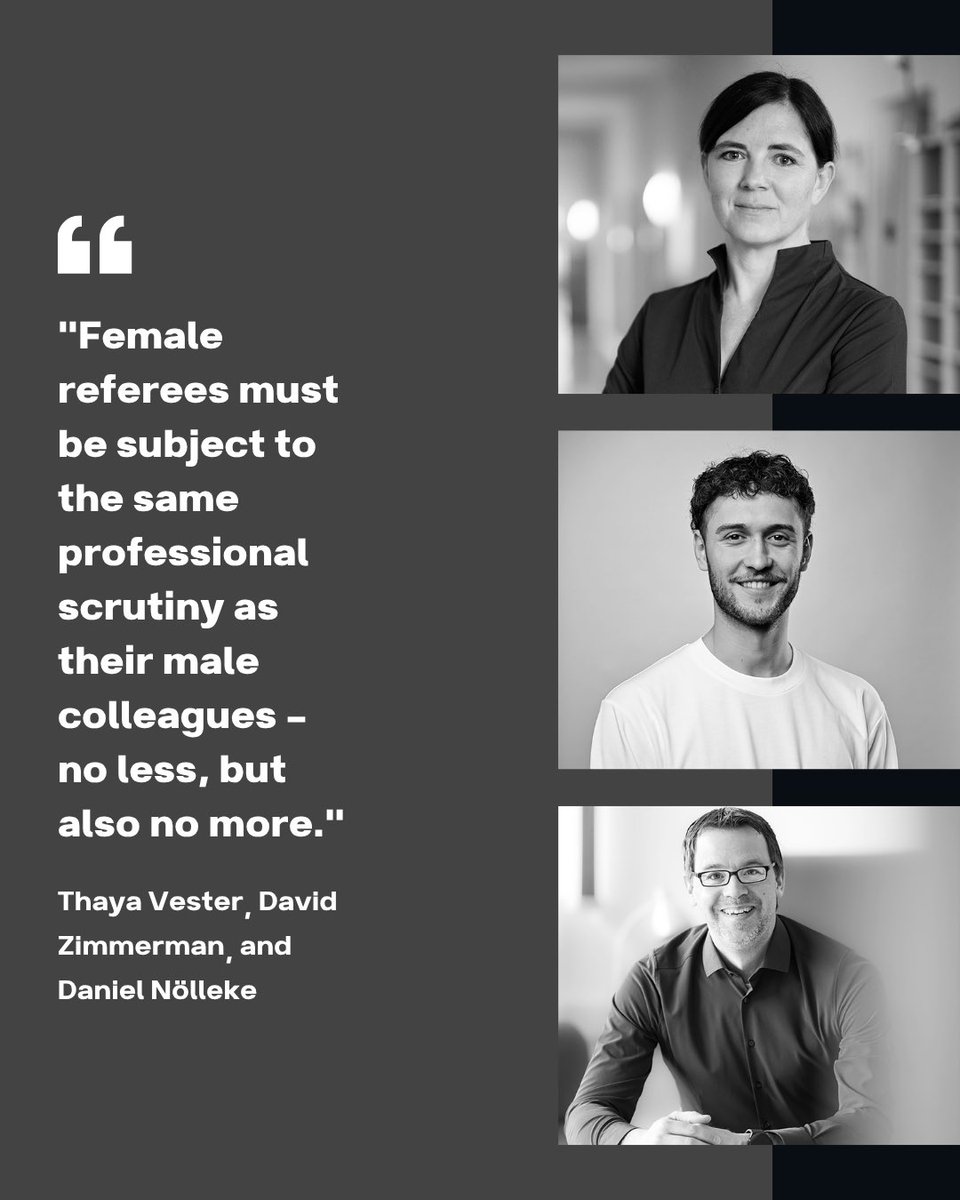 WorldCupScholar's tweet photo. Six women officiated at the 2026 World Cup. 

Dr. Thaya Vester, David Zimmermann, and Dr. Daniel Nölleke say that's the real milestone, treating female referees like referees, not novelty acts.

More: https://t.co/ADaL86hMUQ

#WorldCup2026 #FIFAWorldCup #FIFA2026 #FIFA #Soccer https://t.co/OLYHKJWu9C