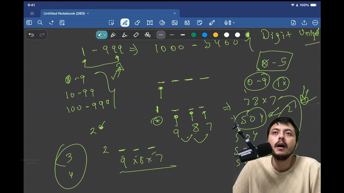 itz_Priyanshu5's tweet photo. 🚀 Day 25 of #DP20 with @rohit_negi9 on @CoderArmy 

Today's session covered:
✅ Count Primes
✅ Count Special Integers
Another interesting session exploring how DP and efficient counting techniques can tackle number-based problems. 🔢🧠
#DynamicProgramming #DSA #CoderArmy https://t.co/MVeFYle2cE