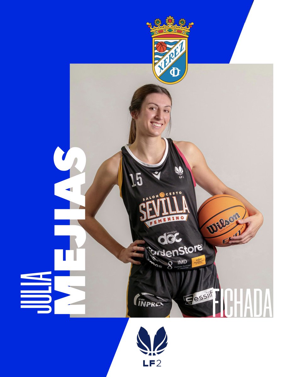 XerezCDBasket's tweet photo. Fichaje LF2💙 | Julia Mejías🪄

🥇El talento de la tierra y la ambición ya están en casa 🏠

💙🤍💙 ¡El orgullo de nuestra provincia para sumar desborde y competitividad a nuestro equipo!
 
#JuliaMejias x #XerezClubDeportivoBaloncesto 👀
 
#BXCD #SomosXerezCD #LF2 https://t.co/0MM9JeQrQk