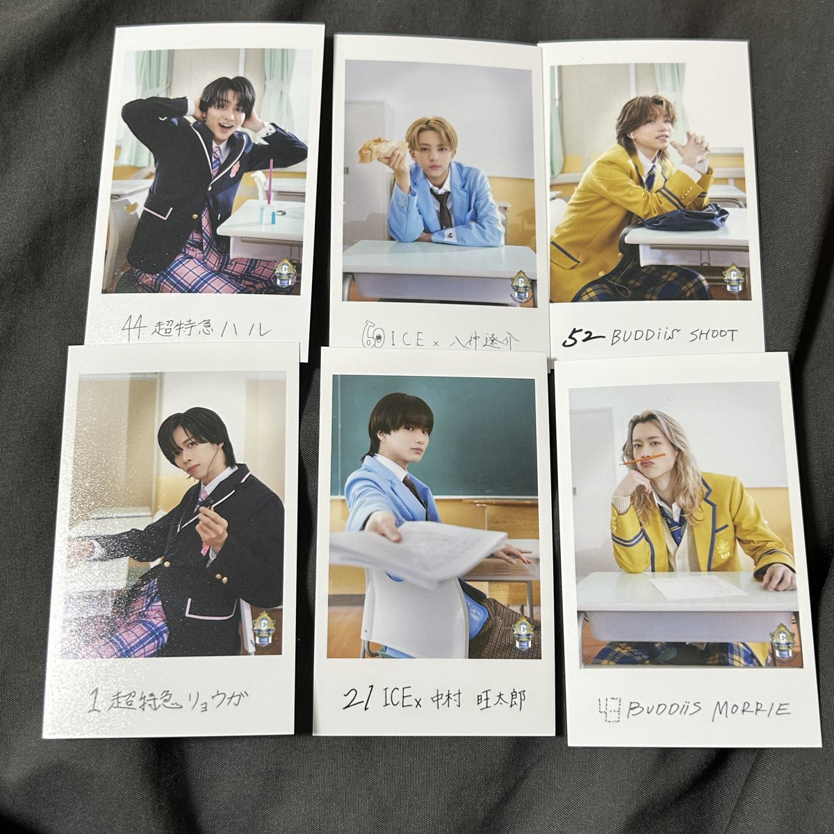 sane_nyani's tweet photo. @a

EBiDAN THE LIVE ミニフォト 交換

【譲】ハル リョウガ MORRIE SHOOT 八神遼介 中村旺太郎

【求】高桑真之 左・後＞前・右
（武藤潤・杢代和人・志賀李玖・森田璃空）

8/15 渋谷周辺手渡しまたは都内手渡し優先

お心当たりのある方はお気軽にお声掛けください https://t.co/n5972RIALj