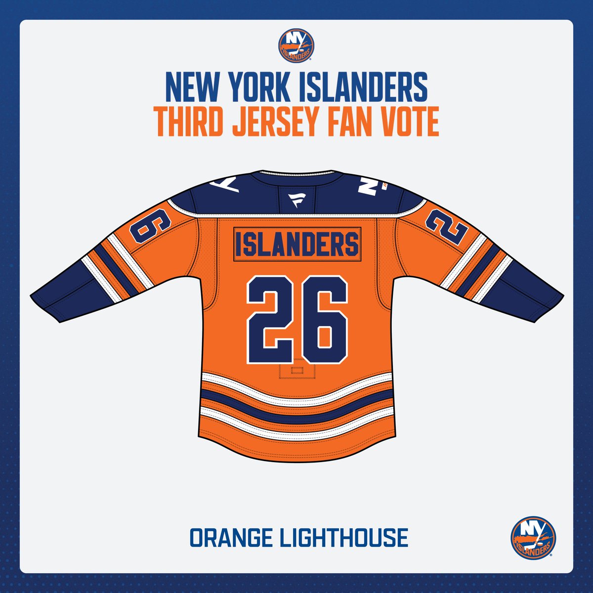 NYIslanders's tweet photo. Take a deeper look into the final 8 jersey concepts for the Islanders Third Jersey Fan Vote! https://t.co/BNcVUOM0Il