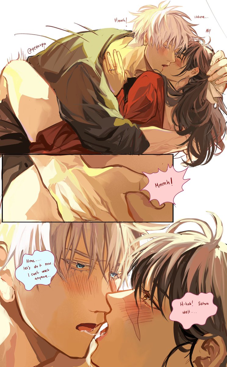 qeanoya's tweet photo. gojo and utahime was having intimate moment…#gojohime #五歌 https://t.co/m7K8QupDRv