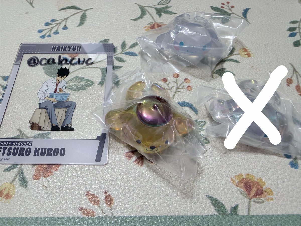 calacuc's tweet photo. 【交換】 
サンリオ ファッションリング オーロラコレクション 

《譲》
▼ポムポムプリン　オーロラ
▼シナモロール クリア

《求》
▼マイメロディ オーロラ
▼クロミ　オーロラ

西新井〜越谷手渡し優先 https://t.co/knJivILkEp