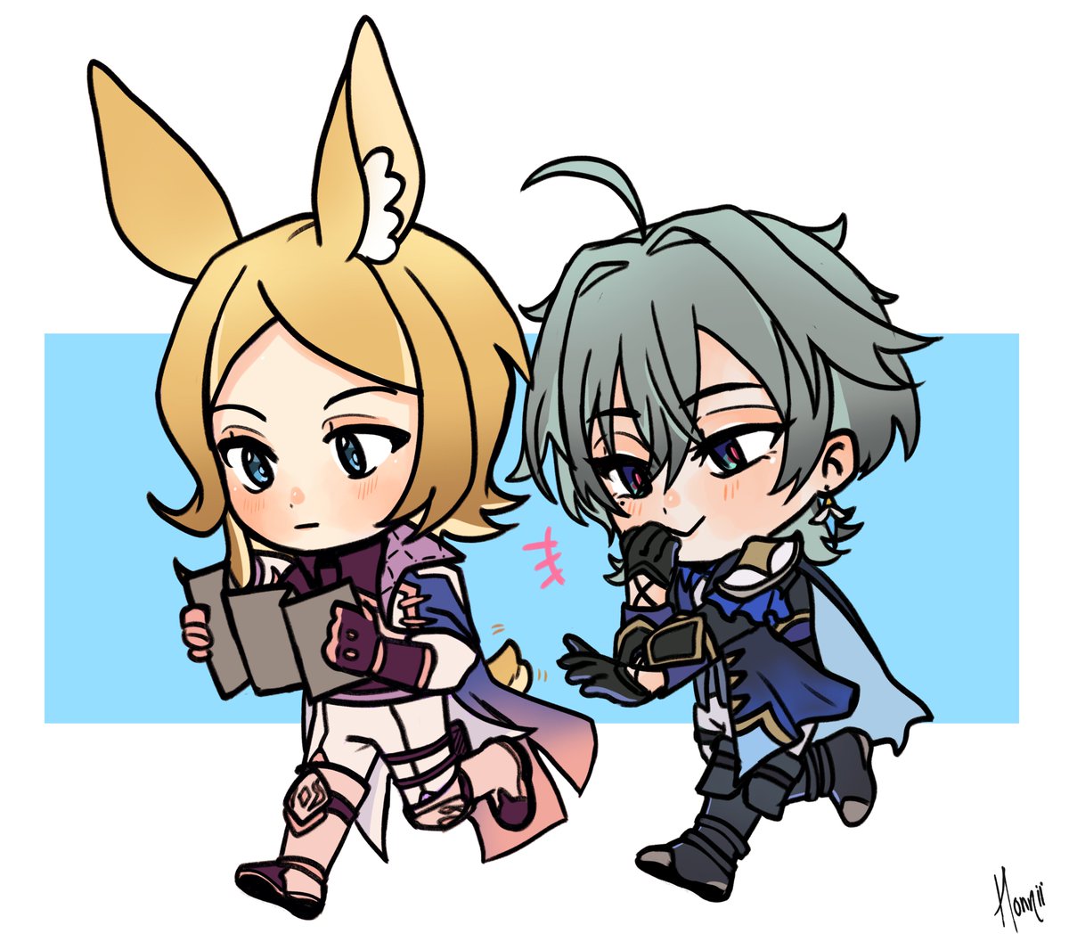 SatowariSeason's tweet photo. Moments before disaster (Acanthus is gonna scream)

🎨 @/honniisun https://t.co/4Ih86LcCSa