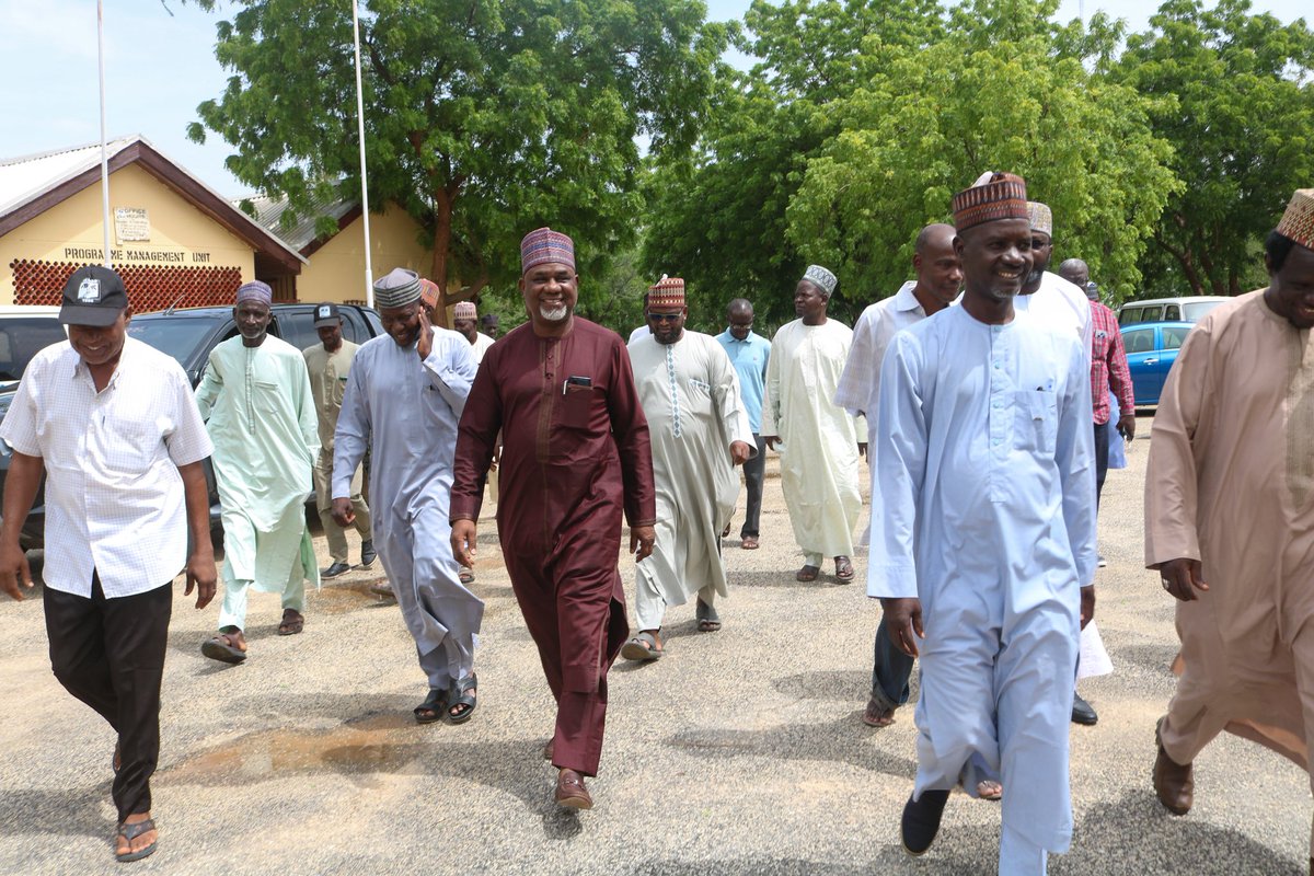 Fuga2255's tweet photo. The Vice-Chancellor of the Federal University Gashua (FUGA), Professor Yaqub Ahmed Geidam,  formally presented an invitation to NEAZDP, where he formally presented an invitation to the agency for the launching of the FUGA Green Code (FGC) coming up on Saturday, 15th August 2026. https://t.co/9MQqU7j5kE