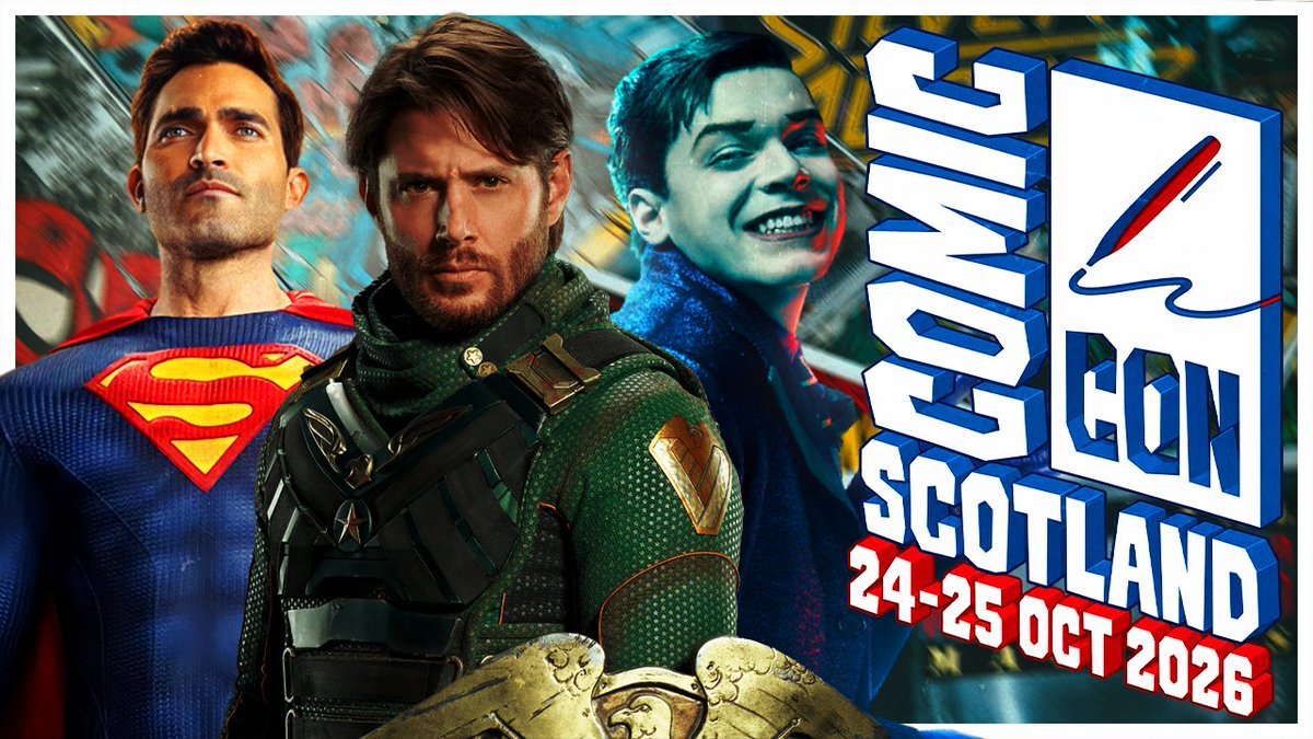 The_Mythic_'s tweet photo. I’m going to Comic Con Scotland this October.
In my new video, I talk about what I’m excited for, getting an autograph from Soldier Boy, getting a photo with Superman.
Anyone else going this year?
Watch here:
https://t.co/CRig2cGKI4
#ComicConScotland #ComicCon https://t.co/H6vo4YPcaq