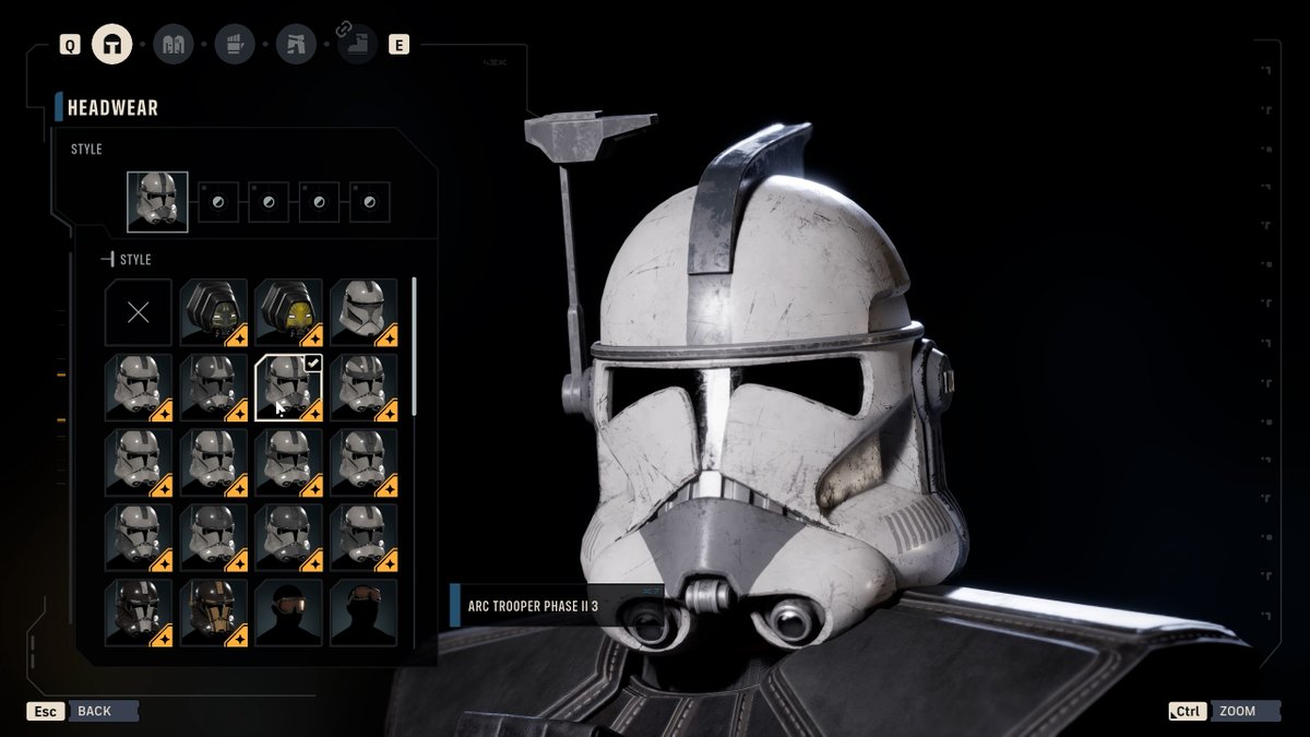 theStarWarsHQ's tweet photo. A closer look at clone trooper customization for the main character, Hawks, in Star Wars Zero Company! #StarWarsZeroCompany #StarWars https://t.co/V7Hgd164oT
