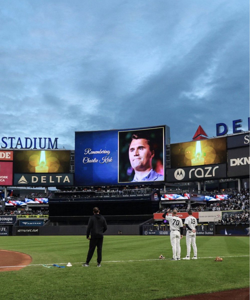 LuisFeldNYPS's tweet photo. The RailRiders should be renamed the Turning Points, in honor of the late great Charlie Kirk.

This is a layup for the Yankees as they look to rebrand their Triple-A affiliate. https://t.co/UwkgIntF97
