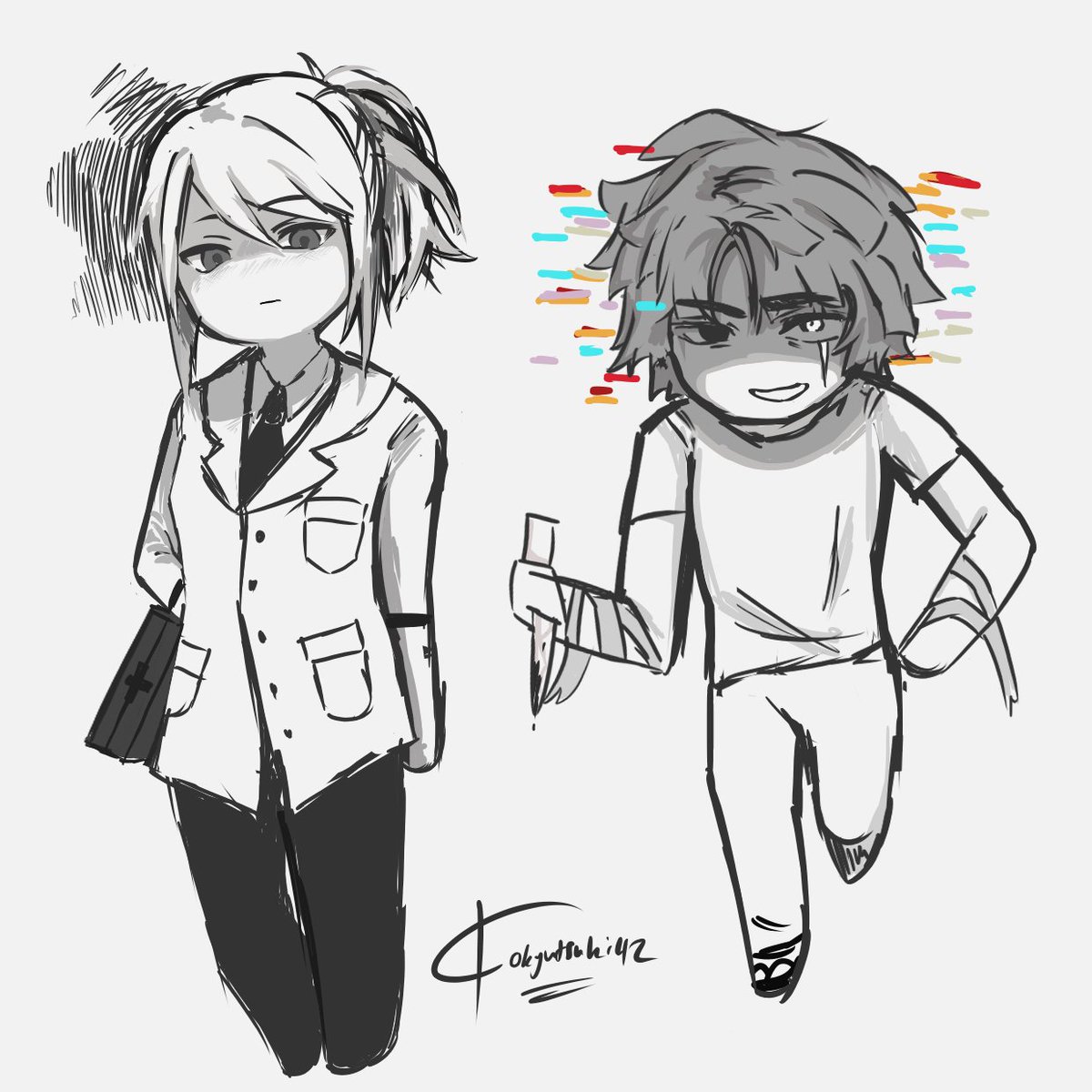 kokyutsuki42's tweet photo. Scientist Kate and Psychotic Pal
#AsylumLife #roblox https://t.co/F6YPba57V4