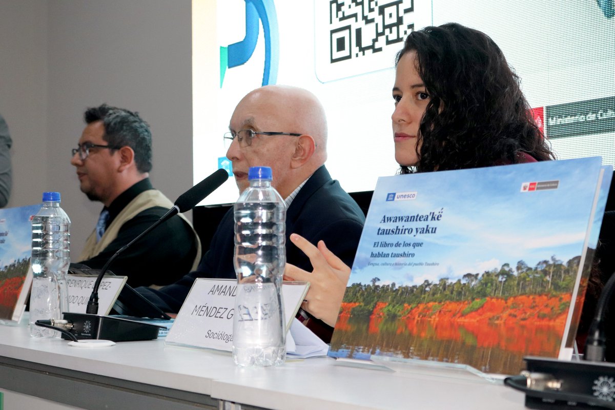 ILDecade's tweet photo. 📖✨ A new publication is helping revitalize Taushiro and safeguard the knowledge and cultural identity of its speakers!

Launched at the 2026 Lima International Book Fair, it highlights the power of #IndigenousLanguages🌿

Learn more: https://t.co/HUdL8iciYE https://t.co/jy39q2m07y