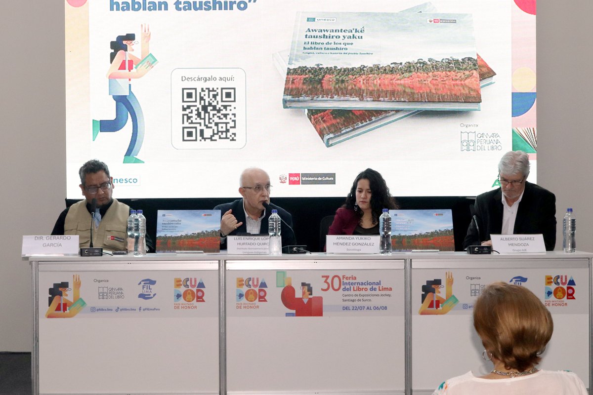 ILDecade's tweet photo. 📖✨ A new publication is helping revitalize Taushiro and safeguard the knowledge and cultural identity of its speakers!

Launched at the 2026 Lima International Book Fair, it highlights the power of #IndigenousLanguages🌿

Learn more: https://t.co/HUdL8iciYE https://t.co/jy39q2m07y