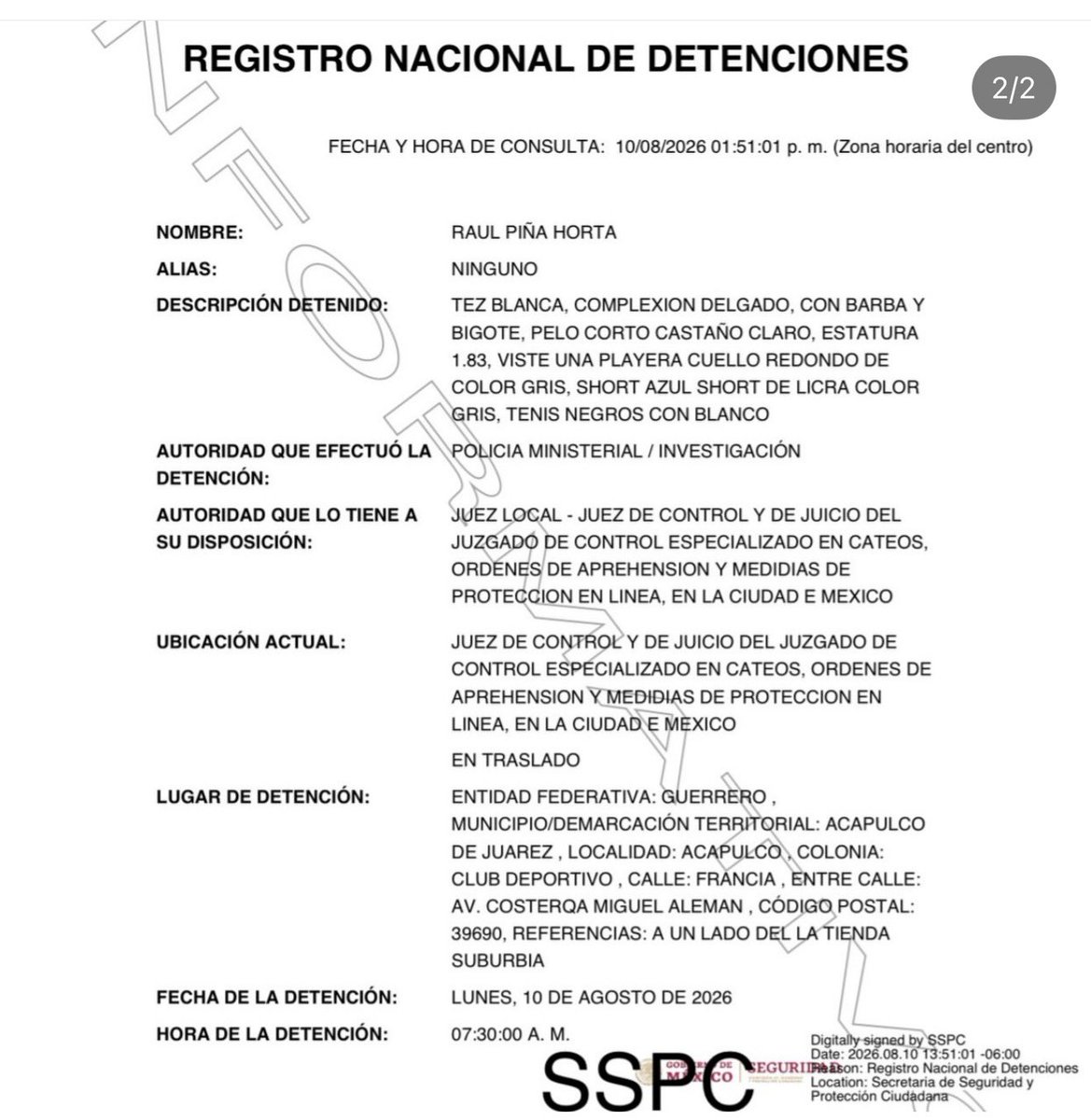 pedroferriz3's tweet photo. Detuvieron en Acapulco a Raúl Piña Horta, 
Director general de control de emisiones, de la Secretaría de medio ambiente. Del EDOMEX 

El delito es extorsión, principalmente a gasolineros

Qué pena me da, yo estudie con este chavo en la universidad https://t.co/JZ4zNyGQ4L