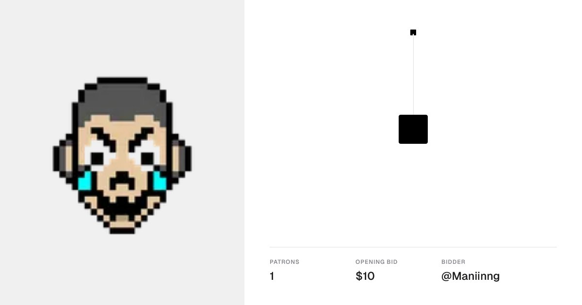 networkeddotart's tweet photo. Auction live: opening bid of $10 by @Maniinng. https://t.co/W6DBg5CLoW
