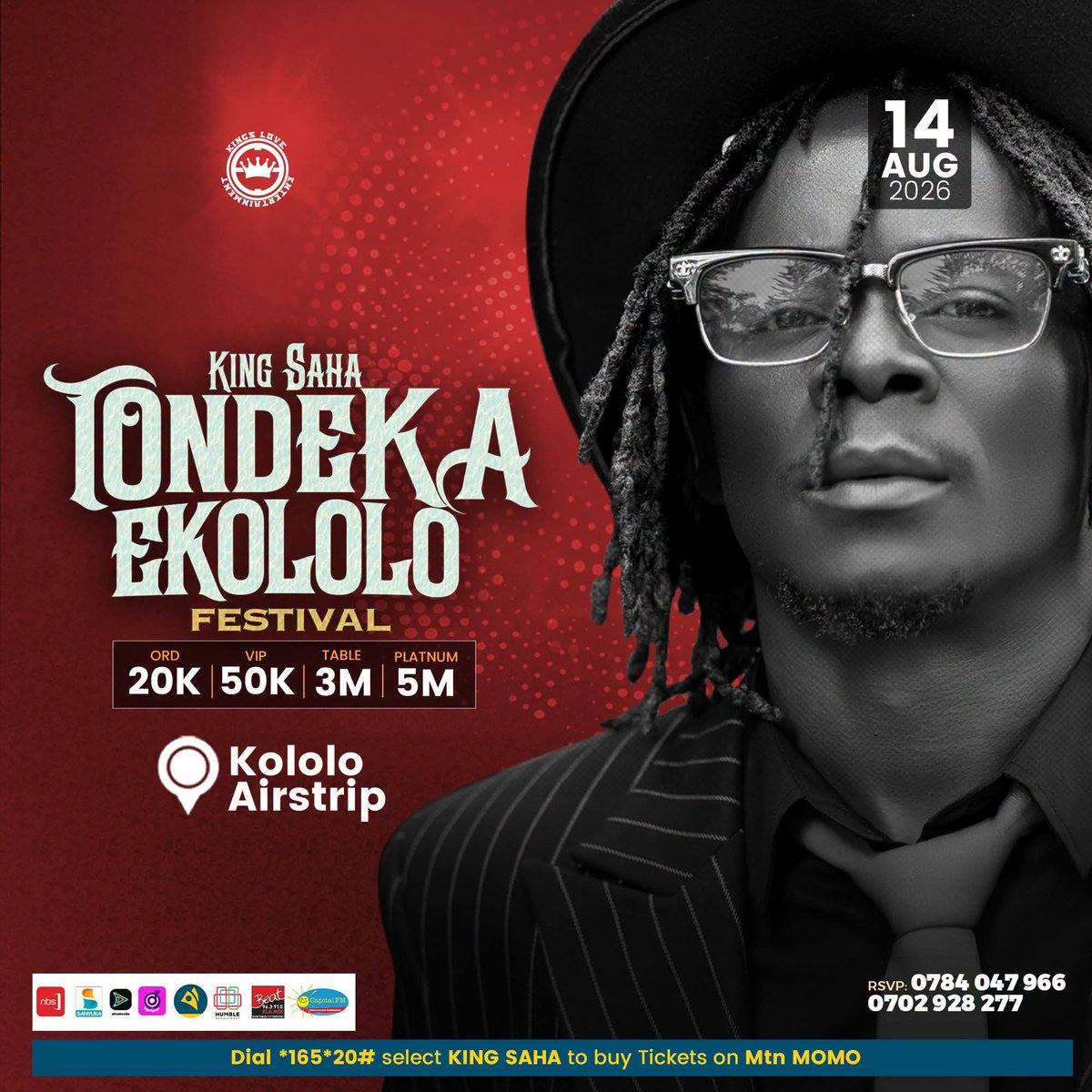 NubianBukenAli's tweet photo. @kingsaha256 Tondeka Ekololo Festival this Friday 14th August. Don't miss https://t.co/h8yymkNcT9