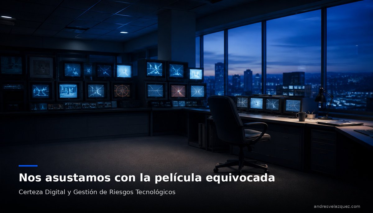 cibercrimen's tweet photo. Media industria de la ciberseguridad lleva dos semanas anunciando que Skynet ya viene.

Nos asustamos con la película equivocada. Esto no es Terminator. Es Juegos de Guerra. https://t.co/kZEgtdJ3HY