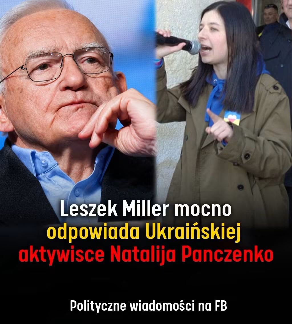 waldemar475's tweet photo. @1gnasiak Leszek Miller na portalu X, mocno odpowiedział prowojennej banderowskiej propagandystce z polskim obywatelstwem:

"To nigdy nie będzie twoja Polska. Moja Polska leży na polach i w lasach Wołynia. Idź, poszukaj i zwróć nam kości po***dowanych.." https://t.co/1uufmJxNaY