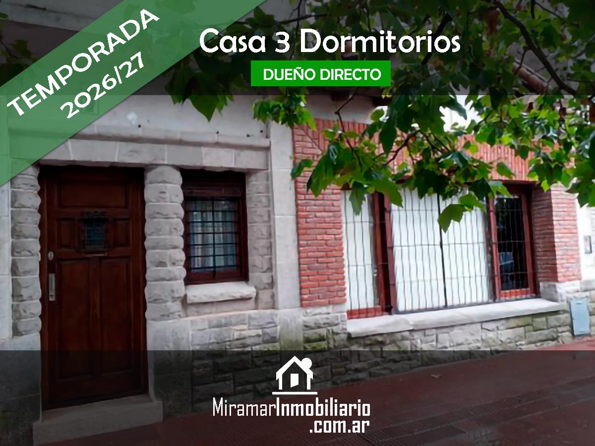 miramarinmo's tweet photo. #MiramarAlquileres2027 A 80 mts de peatonal y a 5 cuadras de la playa. 3 dormitorios, WIFI
📷Código ALQ-0074
📷Ver Aviso... https://t.co/ytiMX9tBjq https://t.co/BNeE8WJBXR