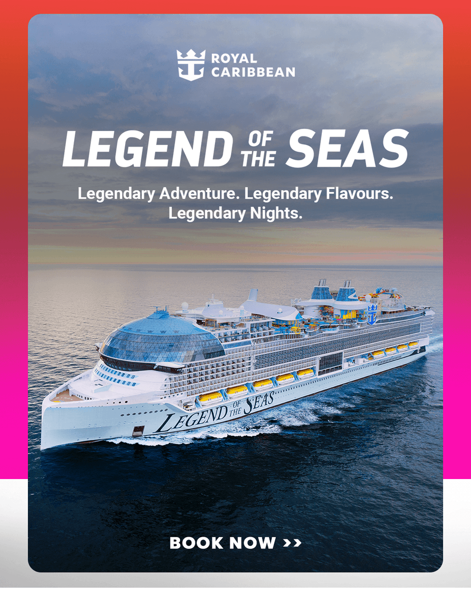 vivavoyageUK's tweet photo. Level up your vacation game aboard Legend of the Seas 🌊🚢
#RoyalCaribbean #LegendoftheSeas #Barcelona #Rome #comeseek #vacationmode #cruising https://t.co/xlrT8EvcmV
