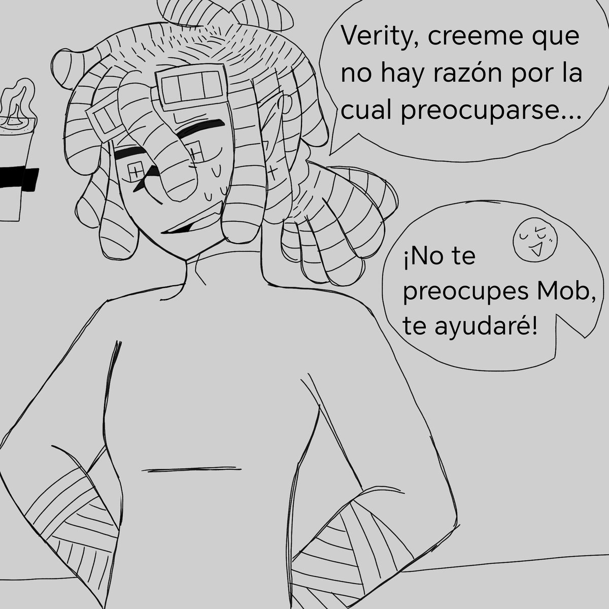 LML_1305's tweet photo. Mob enfermo? (2/4) #verityᵀᴹ #ComicArtists #art https://t.co/FCUY1IVIeQ