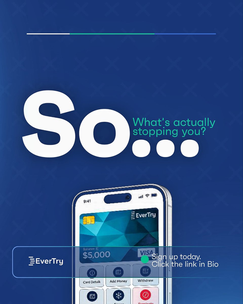 try_hq's tweet photo. Swipe throughโฆ you might be surprised.
#nolimits #mythvsfact #virtualcards #EverTry #fintech #onlinepayments https://t.co/CJBNQpvAYW