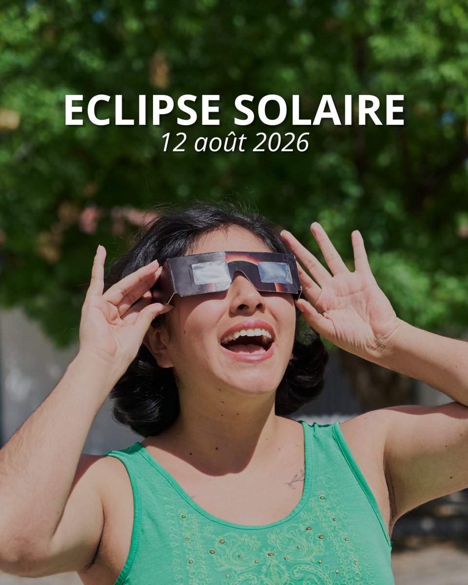 Image de Préfet de région Auvergne-Rhône-Alpes et du Rhône - 🌒#ÉclipseSolaire | Demain, mercredi 12 août, un spectacle exceptionnel se déroulera sous nos yeux !