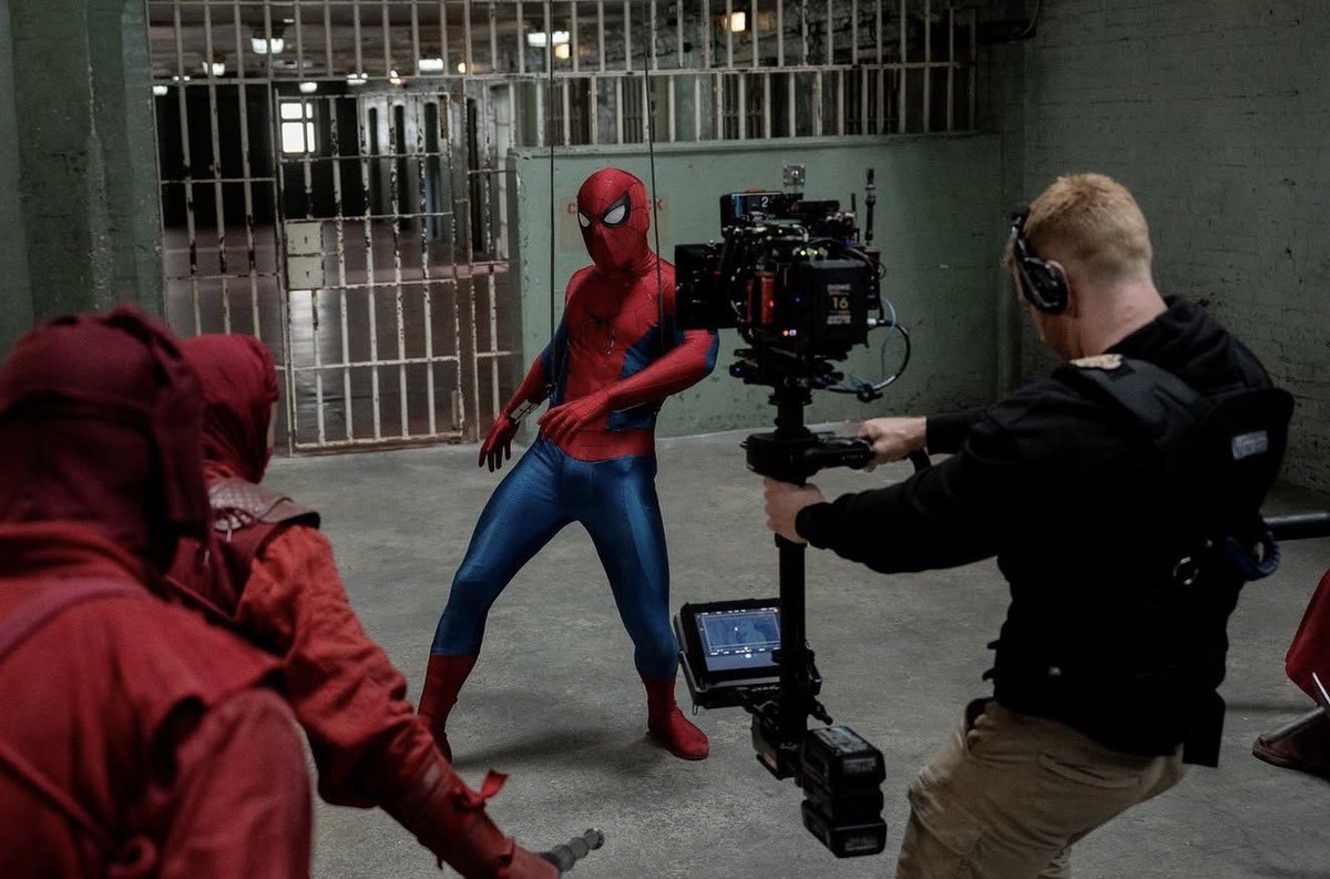 MCUFilmNews's tweet photo. New behind-the-scenes look at ‘SPIDER-MAN: BRAND NEW DAY’

(📸: @Panavision) https://t.co/UEqlXLc936