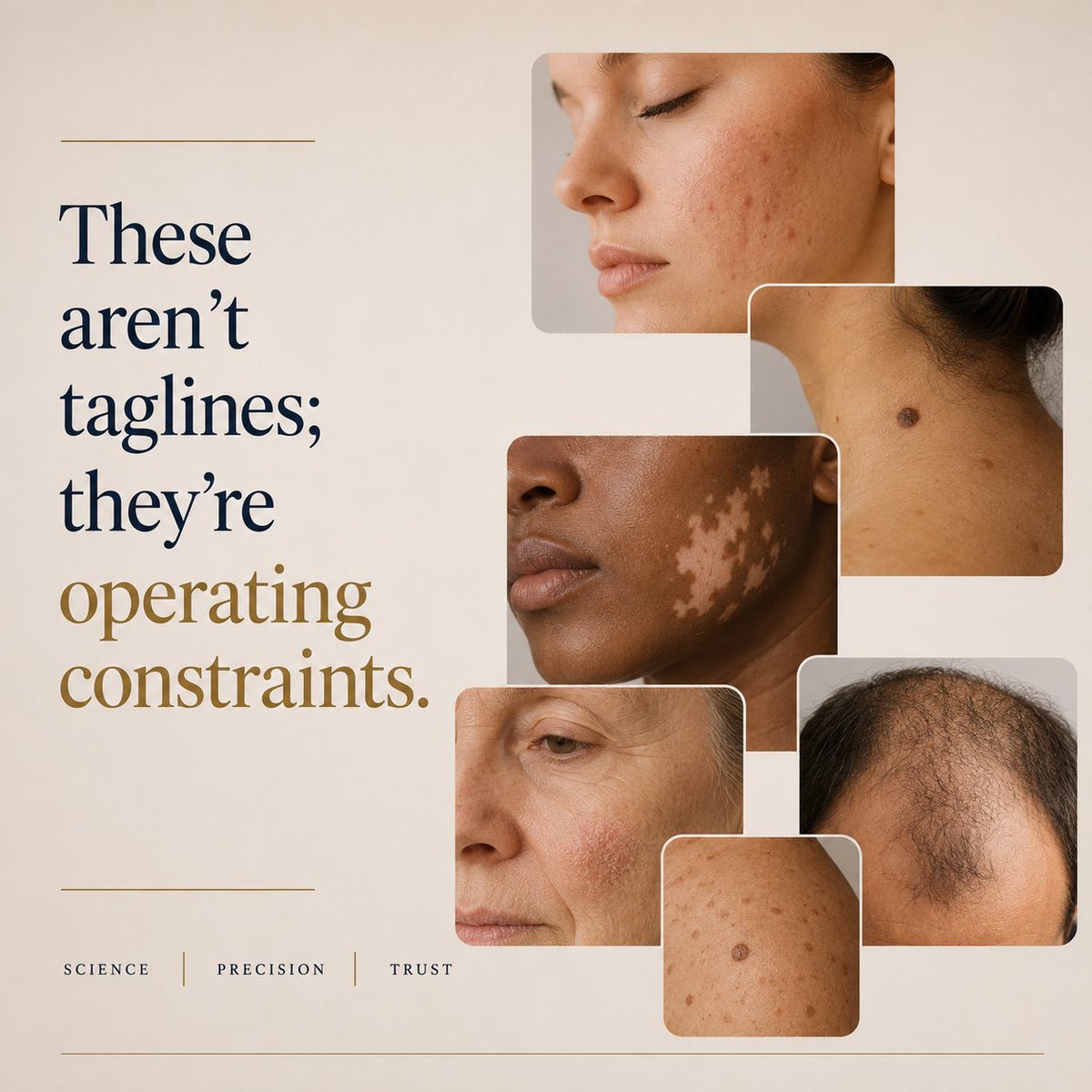 SKINAXI's tweet photo. What we believe:
Evidence over hype.
Standards over slogans.
Every skin, taken seriously.
Trust earned, never assumed.
Science. Precision. Trust.
#SKINAXI #EvidenceBased #SciencePrecisionTrust https://t.co/ShpZkHFv6d