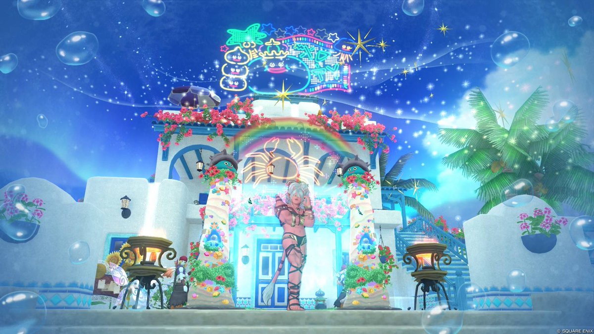 sis_fer_3's tweet photo. 今年の水着は攻めてるわよねーって幼女に見られたので上も着たわ！
三枚目は #オーガの日 だからやっておかないとって思ったの！（このまま酒場に預けてます） https://t.co/wyMoRpFS23