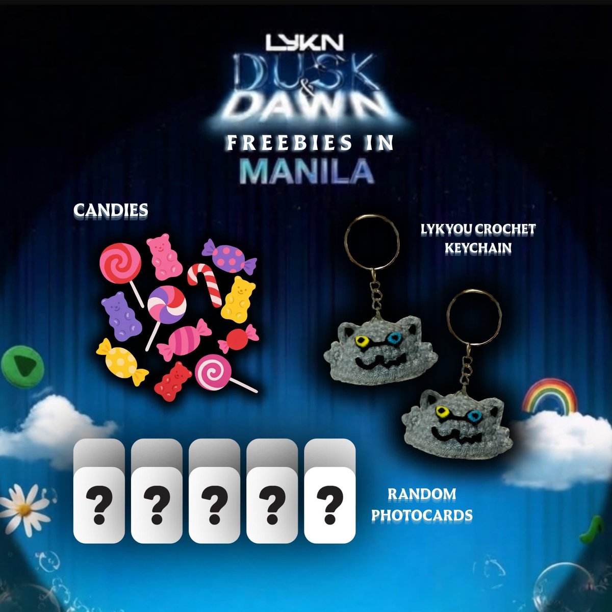 WEfootsteps's tweet photo. Sharing a little bit of love for LYKN Dusk & Dawn in Manila! ✨ 

To my fellow Filo Westies and Filo LYKYOU , I’ve prepared a little something for you. Strictly 1:1 only..🎀

 I’ll announce the location where you can find me soon, see you there! ♥

#LYKNDuskAndDawnxManila 
#LYKN #williamjkp #hongshihoshi #nnutdan #TuiChayatorn #Lego_Rapeepong #LYKNDuskAndDawnTour