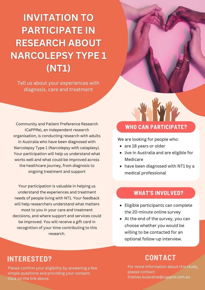 Hyper_Sleep's tweet photo. We really need to improve treatment options for people living with narcolepsy in Australia. 

Please share the links with anyone in your narcolepsy networks who may be eligible.

Survey 1. 
https://t.co/WMSuNUCqGY

and

Survey 2.
https://t.co/ONXsgb1W75 https://t.co/ELVTlvo6kS