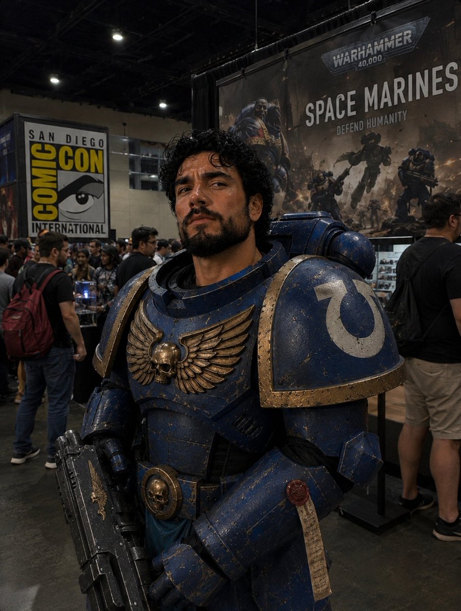 ValentinFLozano's tweet photo. Una de mis más grandes pasiones es Warhammer 40K ❤️

Comic-Con 2026 ✨

#Fakeland #Freerol #Roleplay https://t.co/UB5RkDRLXU