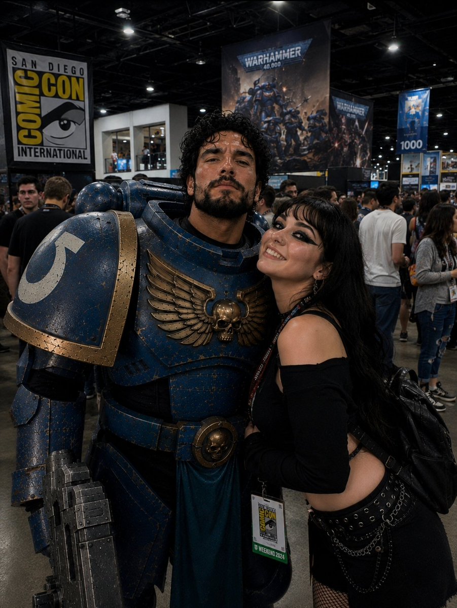 ValentinFLozano's tweet photo. Una de mis más grandes pasiones es Warhammer 40K ❤️

Comic-Con 2026 ✨

#Fakeland #Freerol #Roleplay https://t.co/UB5RkDRLXU