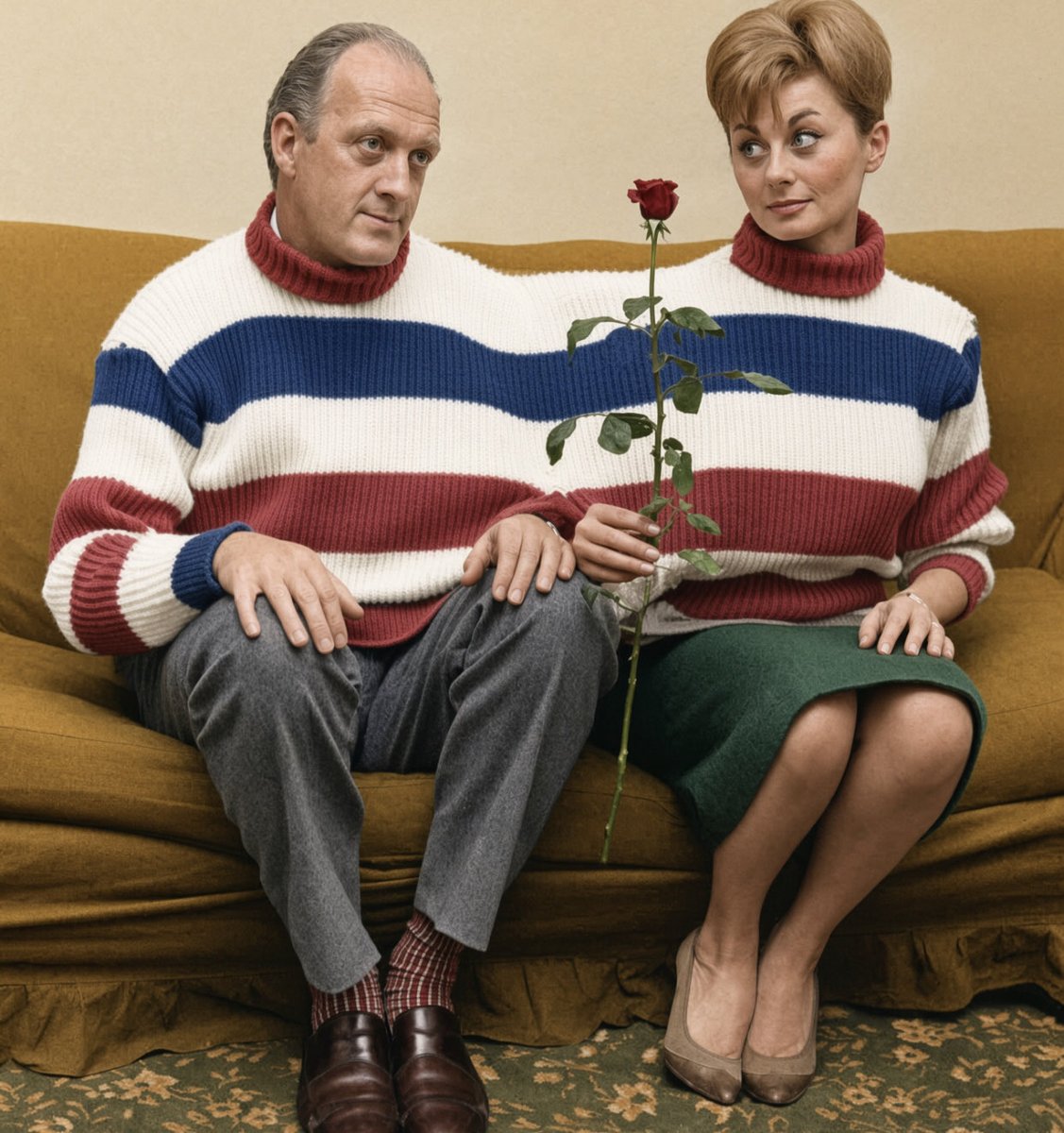 FrenkieWoody's tweet photo. “Sono stata fortunata nella vita. Sono stata con Raimondo dal '62, ma prima siamo stati fidanzati per tre anni, quindi sono 50 anni. 
Mi invitò a cena e si dichiarò davanti a una cotoletta. 
Mi guarda e mi dice: “Lo sai che sono innamorato di te?”. 
Dopo di che si volta verso Gino Bramieri e comincia a parlare del più e del meno, come se non esistessi. 
Non abbiamo mai smesso di ridere, è il segreto per stare bene insieme: noi ridevamo delle stesse cose. 
Poi abbiamo portato il nostro modo di essere in televisione. 
Poi quando c'è stato il momento dell'esplosione della volgarità siamo stati alla finestra a guardare, non abbiamo accettato compromessi. 
Siamo di quella generazione in cui l'attore sapeva di entrare nelle case senza suonare il campanello, e quindi ci entrava con la cravatta e con garbo".

Sandra Mondaini