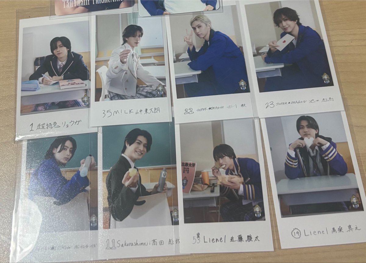 1532Luv's tweet photo. EBiDAN THE LIVE 2026 15th Anniversary
 エビライ ミニフォト 隣の席セット 交換

譲 :画像参照（超特急・M!LK・SUPER★DRAGON・Sakurashimeji
LieneL）

求 :スパドラ　田中洸希（シクレ探してます💦複数出せます💦）
14日エビライ、郵送にてにて手渡し可能です。気軽にコメントください🙇 https://t.co/eCQh6MxiEd