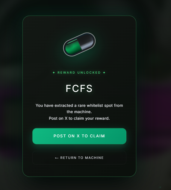 pyosicz's tweet photo. Not every pull hits. But the one that does breaks the grey wide open. I just won a FCFS Whitelist spot at the @BlnkINC Arcade! 🕹️👾 https://t.co/WiZhXiaqRV