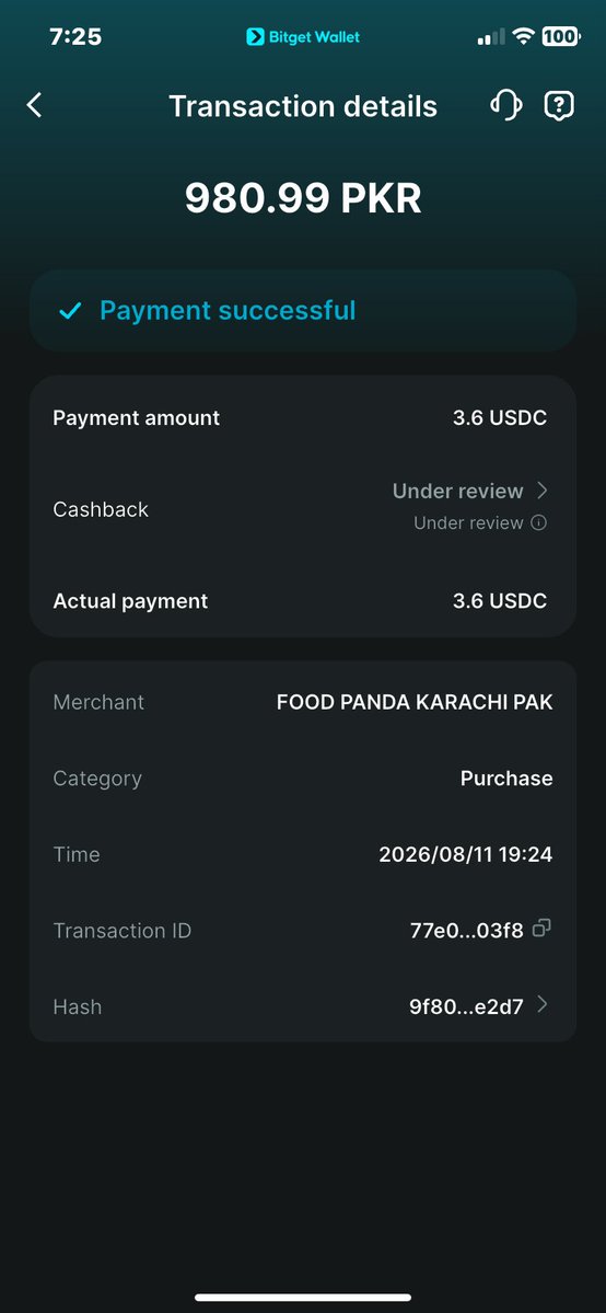 Sameer15000270's tweet photo. Used my Bitget Wallet Card and earned Assetback along the way. I like how simple it feels — just spend normally and get a little something back.
Small rewards, but definitely worth appreciating.
@BitgetWallet #BitgetWalletAssetback
Referral-> bJAo2UBl
@momycarter @smmy_84 https://t.co/aWYADv98KK